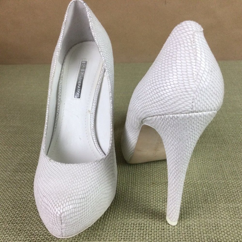 BCBG Generation Parade Leather Platform Heels